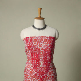 Lucknowi chikankari hand embroidery sanganeri unstitched