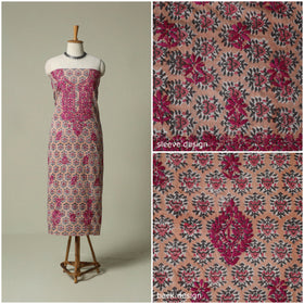 Lucknowi chikankari hand embroidery sanganeri unstitched