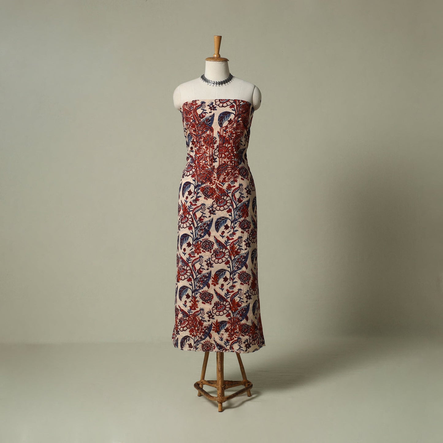 Lucknowi chikankari hand embroidery sanganeri unstitched