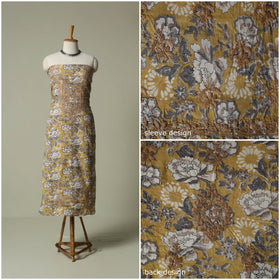 Lucknowi chikankari hand embroidery sanganeri unstitched