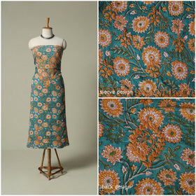 Lucknowi chikankari hand embroidery sanganeri unstitched