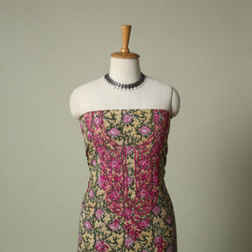 Lucknowi chikankari hand embroidery sanganeri unstitched