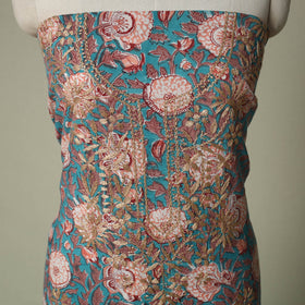 Lucknowi chikankari hand embroidery sanganeri unstitched