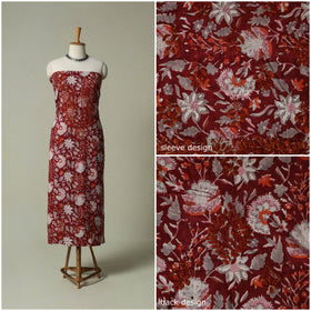 Lucknowi chikankari hand embroidery sanganeri unstitched