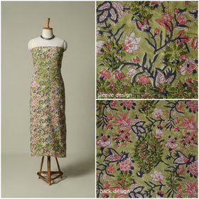 Lucknowi chikankari hand embroidery sanganeri unstitched