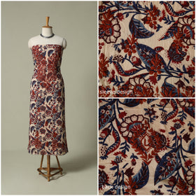 Lucknowi chikankari hand embroidery sanganeri unstitched