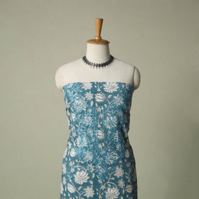 Lucknowi chikankari hand embroidery sanganeri unstitched