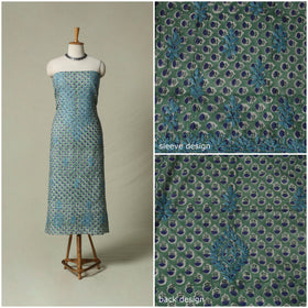 Lucknowi chikankari hand embroidery sanganeri unstitched