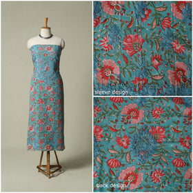 Lucknowi chikankari hand embroidery sanganeri unstitched