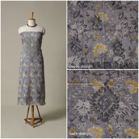 Lucknowi chikankari hand embroidery sanganeri unstitched