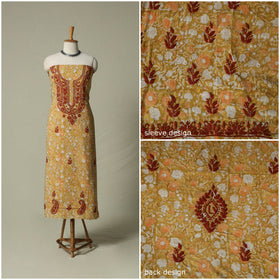 Lucknowi chikankari hand embroidery sanganeri unstitched