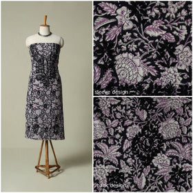 Lucknowi chikankari hand embroidery sanganeri unstitched