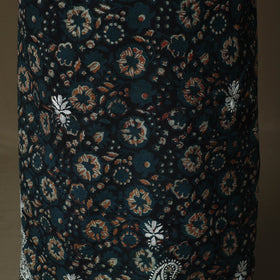 Lucknowi chikankari hand work bagru block print unstitched