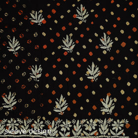 Lucknowi chikankari hand work bandhani unstitched kurta