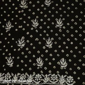 Lucknowi chikankari hand work bandhani unstitched kurta