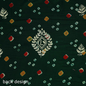 Lucknowi chikankari hand work bandhani unstitched kurta