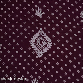 Lucknowi chikankari hand work bandhani unstitched kurta