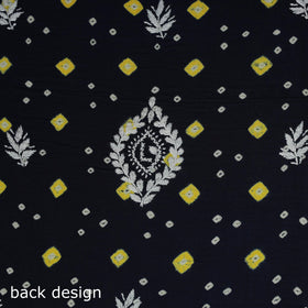 Lucknowi chikankari hand work bandhani unstitched kurta