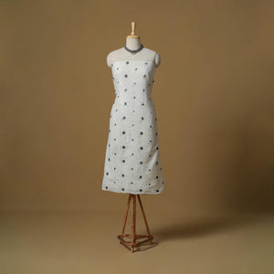 Lucknowi chikankari hand work jacquard unstitched kurta