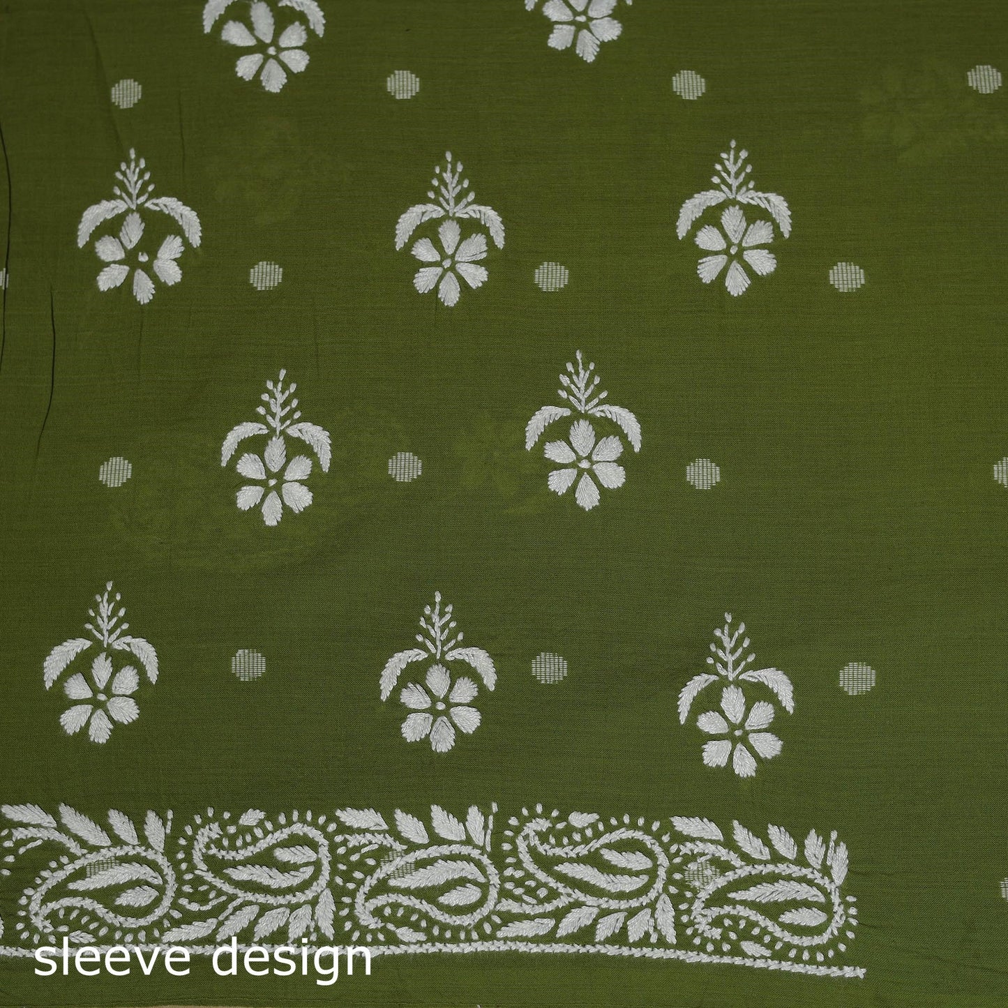 Lucknowi chikankari hand work jacquard unstitched kurta