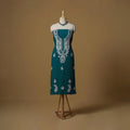 Lucknowi chikankari hand work jacquard unstitched kurta