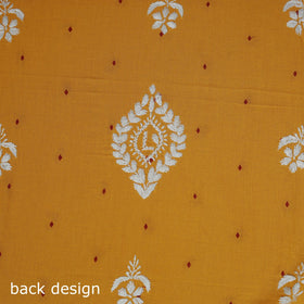 Lucknowi chikankari hand work jacquard unstitched kurta