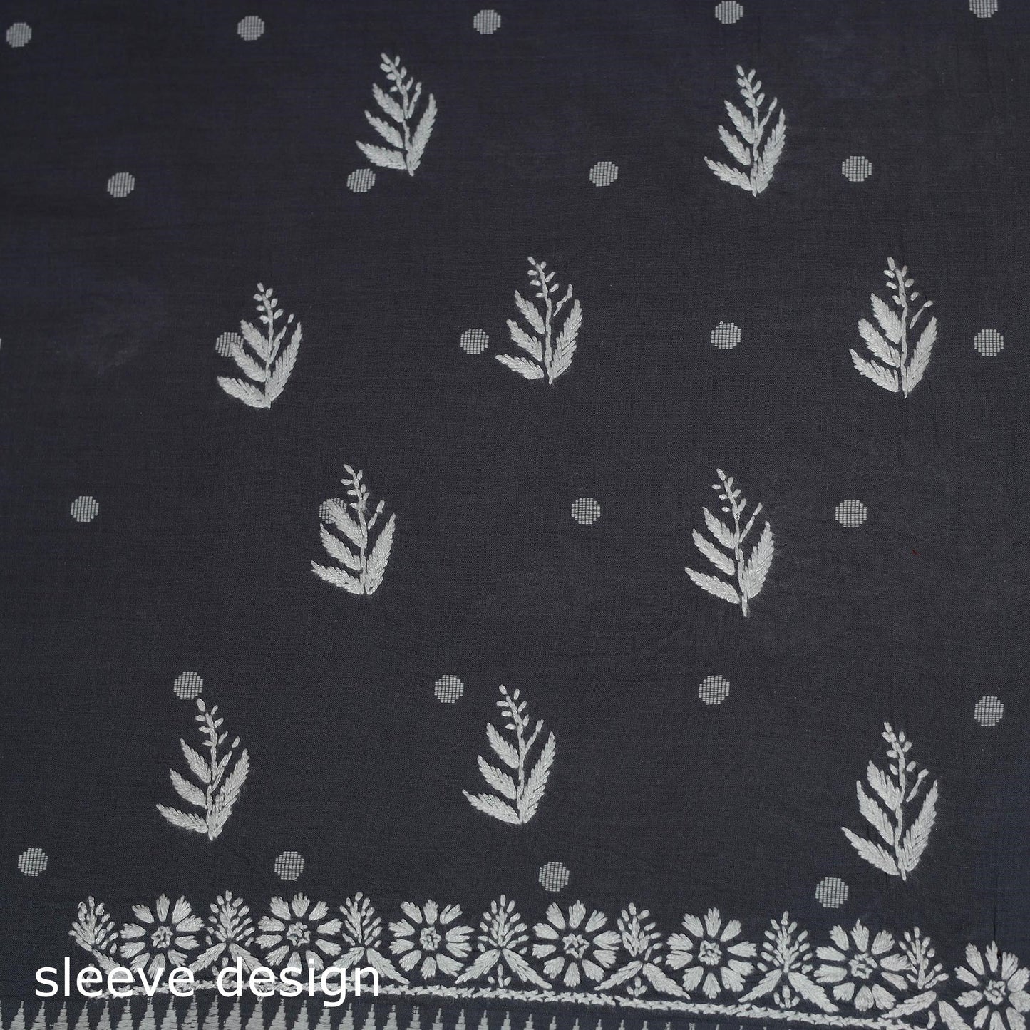 Lucknowi chikankari hand work jacquard unstitched kurta