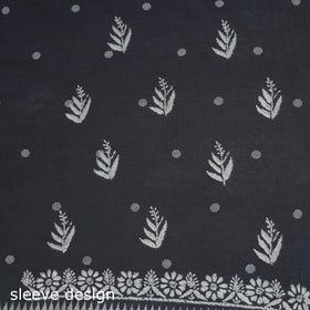 Lucknowi chikankari hand work jacquard unstitched kurta