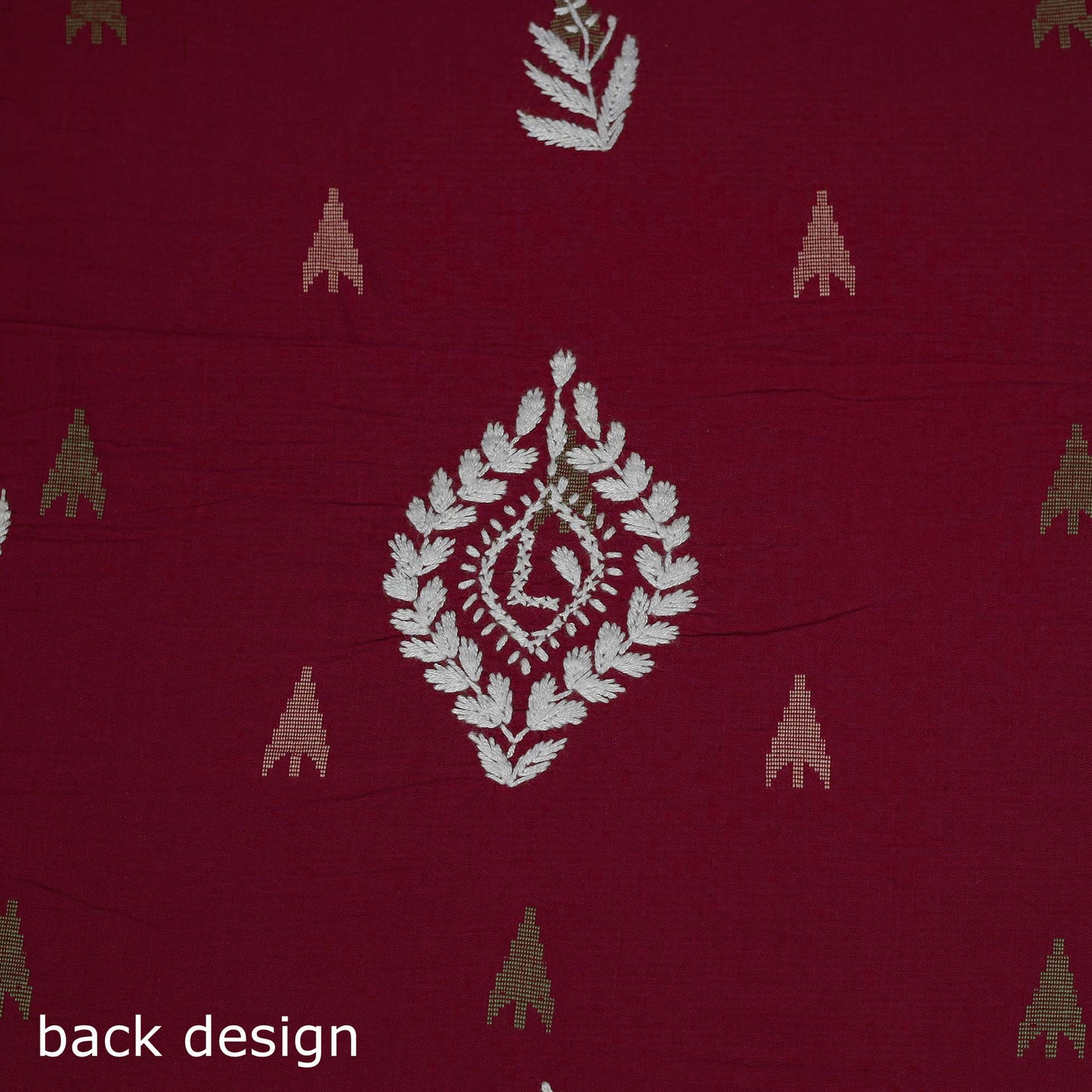 Lucknowi chikankari hand work jacquard unstitched kurta