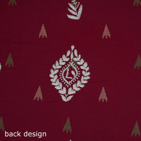 Lucknowi chikankari hand work jacquard unstitched kurta