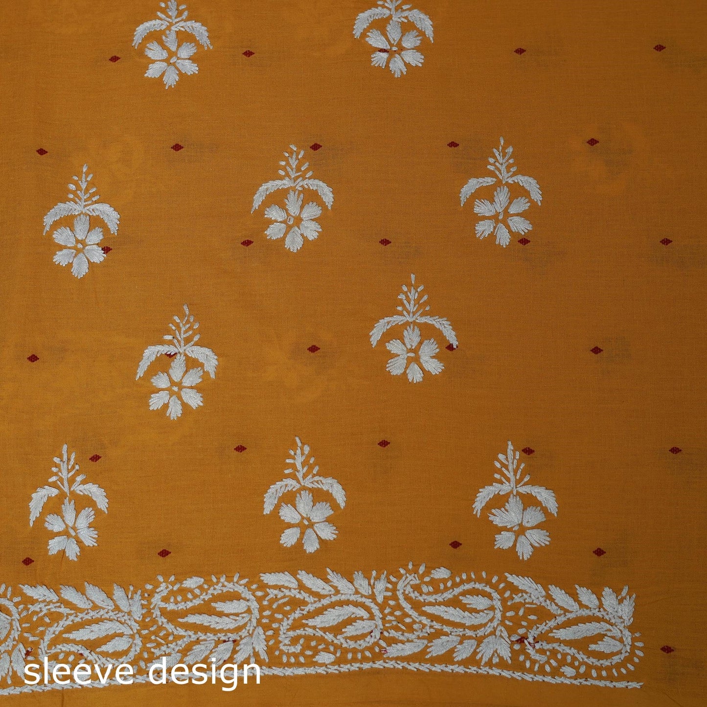 Lucknowi chikankari hand work jacquard unstitched kurta