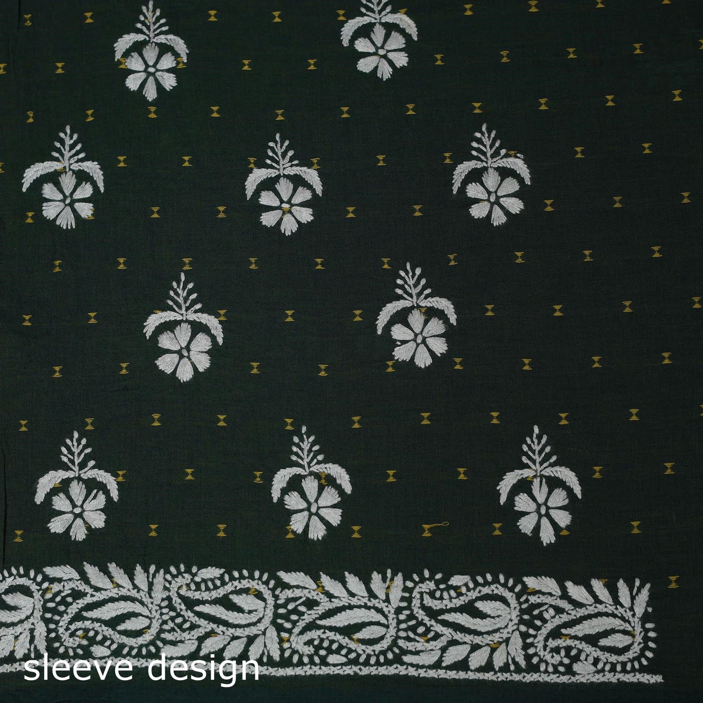 Lucknowi chikankari hand work jacquard unstitched kurta