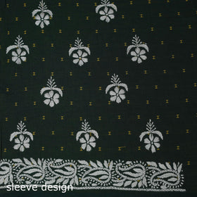 Lucknowi chikankari hand work jacquard unstitched kurta