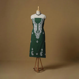 Lucknowi chikankari hand work jacquard unstitched kurta