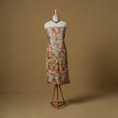 Lucknowi chikankari hand work kalamkari unstitched kurta