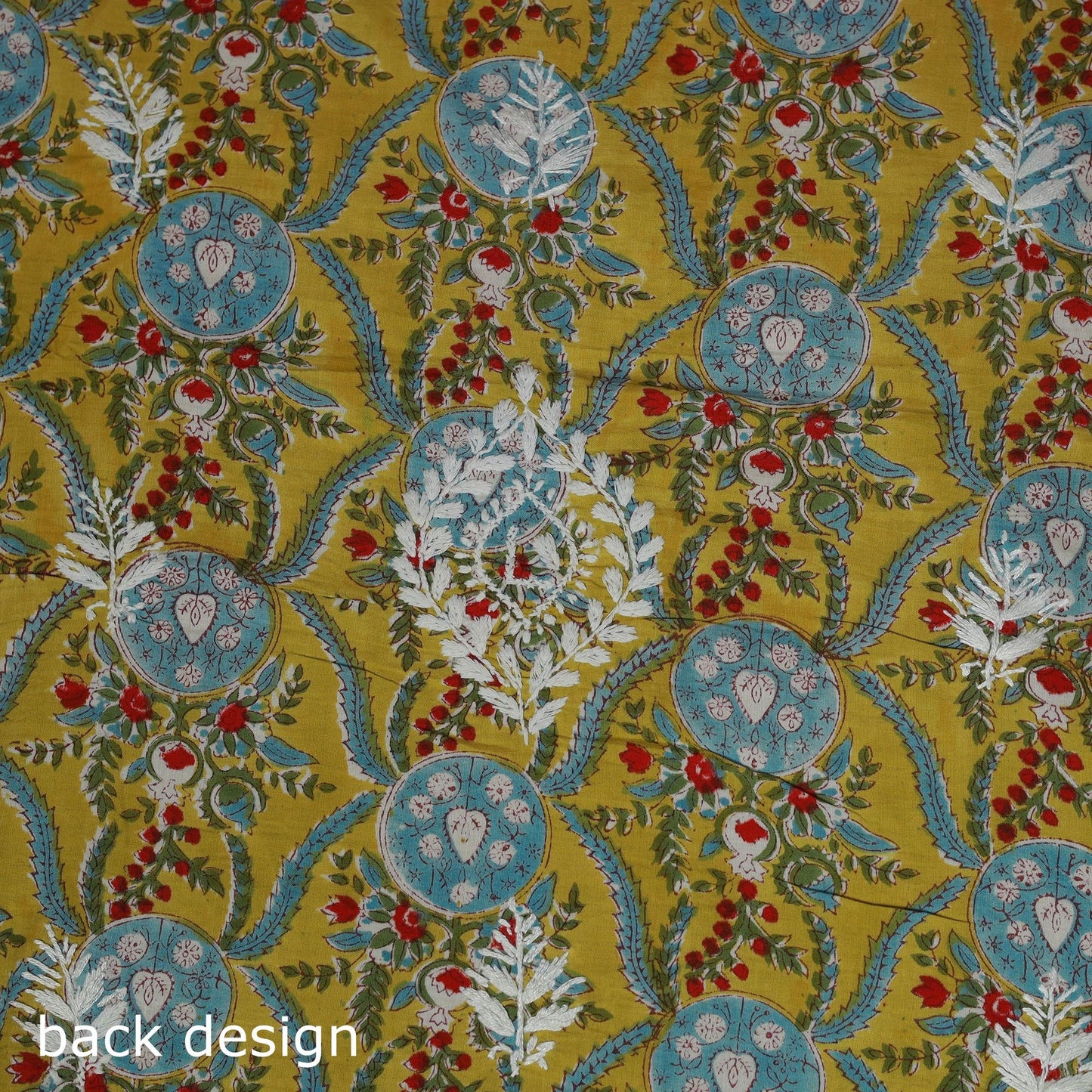 Lucknowi chikankari hand work kalamkari unstitched kurta