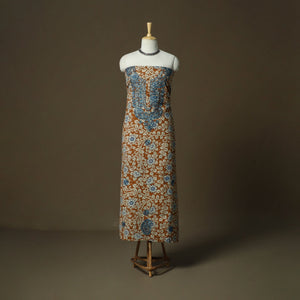 Lucknowi chikankari hand work kalamkari unstitched kurta