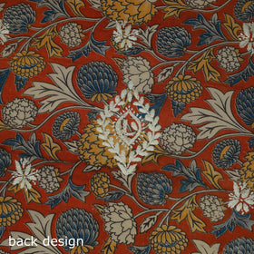 Lucknowi chikankari hand work kalamkari unstitched kurta