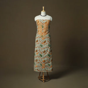 Lucknowi chikankari hand work kalamkari unstitched kurta