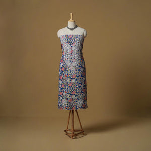 Lucknowi chikankari hand work kalamkari unstitched kurta