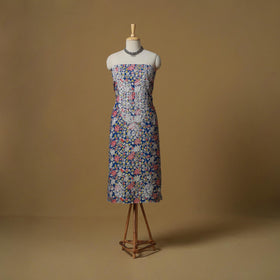 Lucknowi chikankari hand work kalamkari unstitched kurta