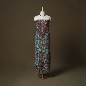 Lucknowi chikankari hand work kalamkari unstitched kurta