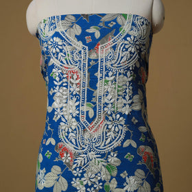 Lucknowi chikankari hand work kalamkari unstitched kurta