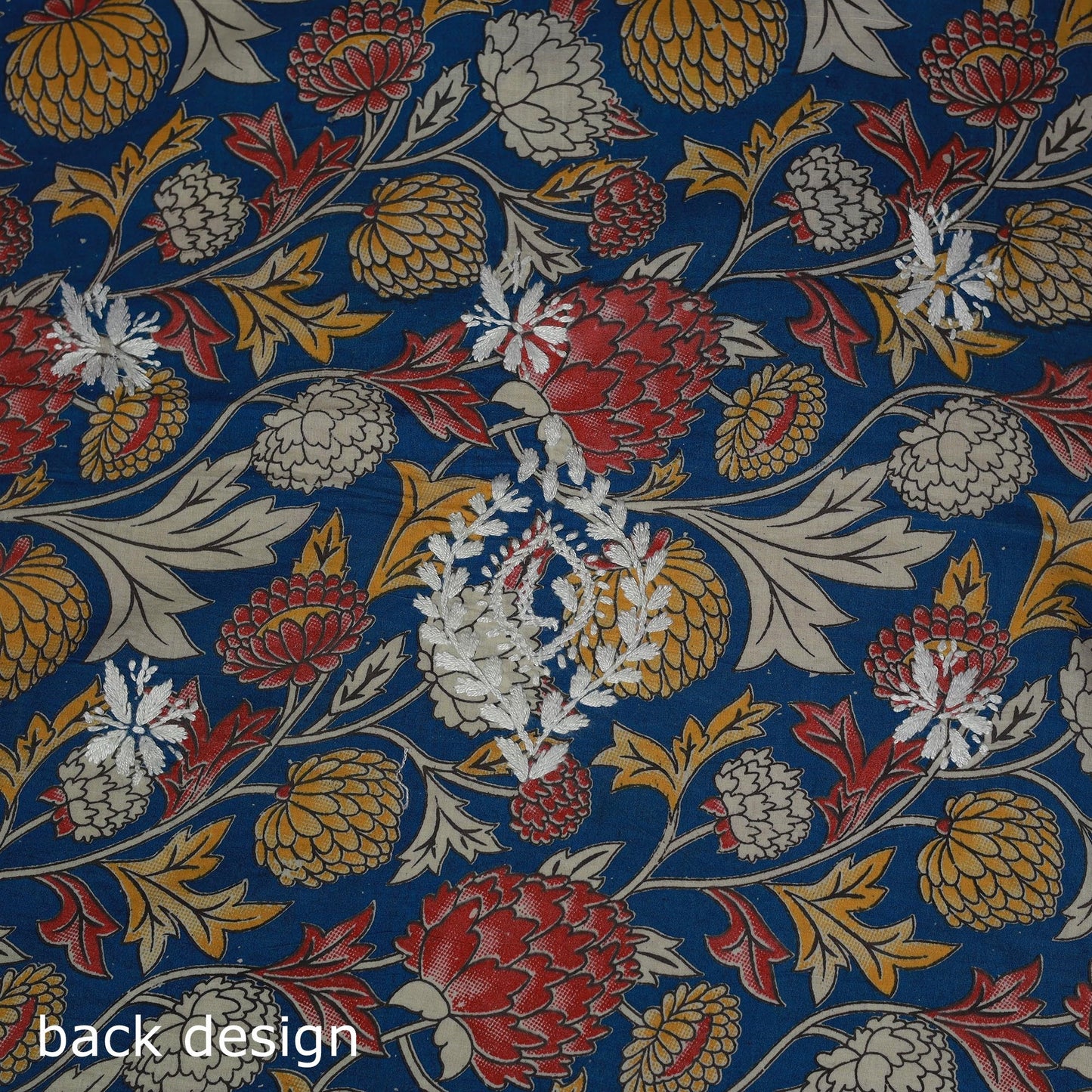 Lucknowi chikankari hand work kalamkari unstitched kurta