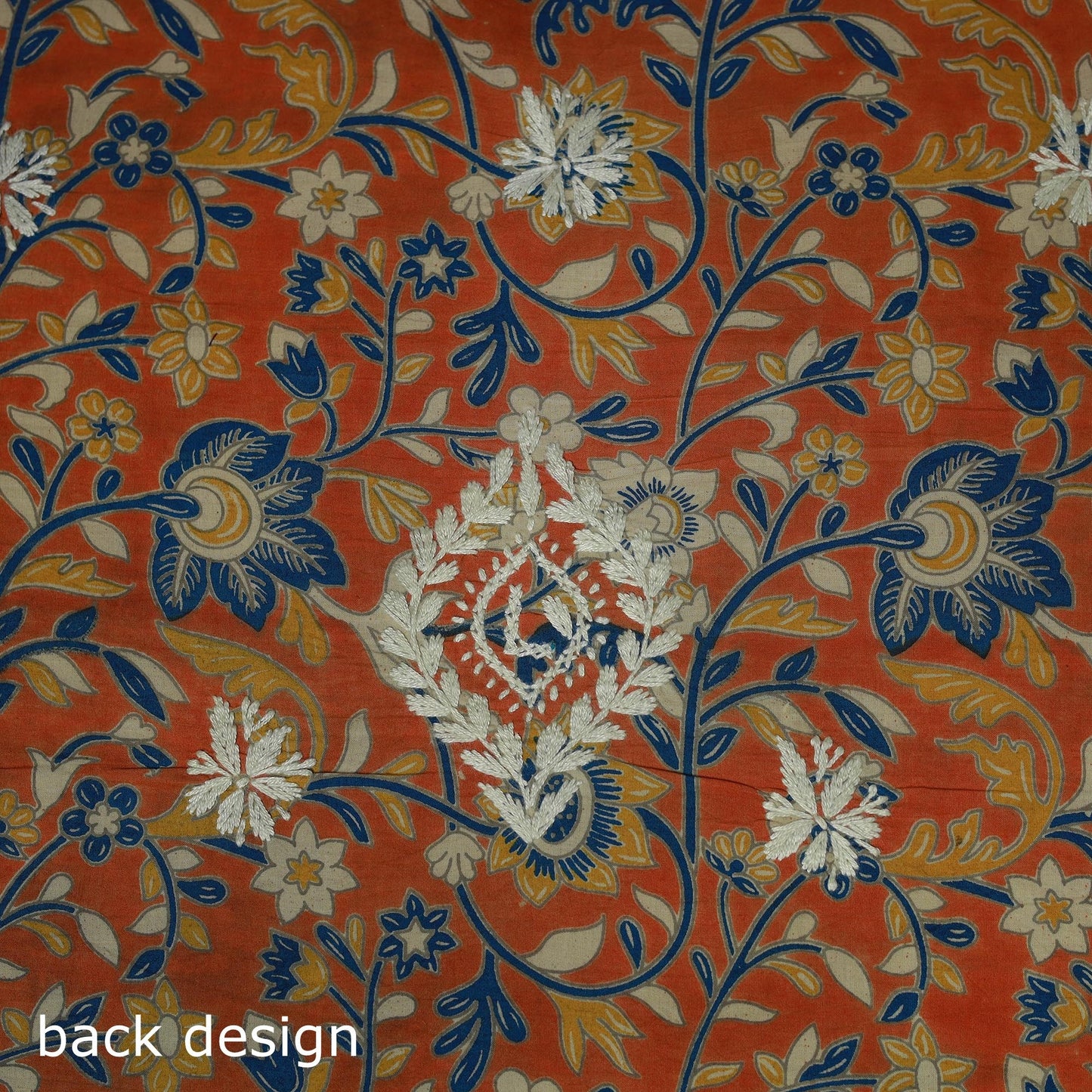 Lucknowi chikankari hand work kalamkari unstitched kurta