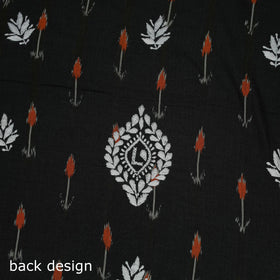 Lucknowi chikankari hand work pochampally ikat unstitched