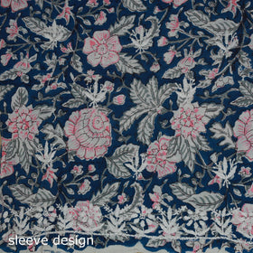 Lucknowi chikankari hand work sanganeri unstitched kurta