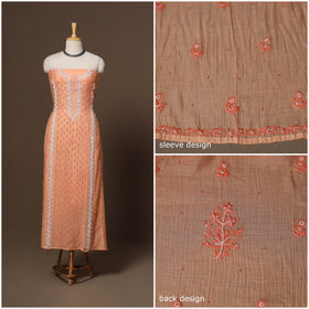 Lucknowi chikankari heavy hand embroidered mul chanderi 2pc