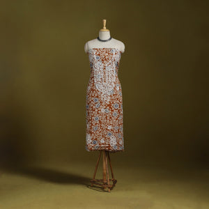 Lucknowi chikankari work kalamkari unstitched kurta