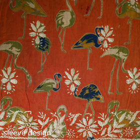 Lucknowi chikankari work kalamkari unstitched kurta